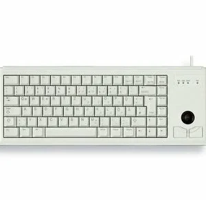 Prestation Et Rapide Promo ✔️ Cherry G84-4400 TRACKBALL KEYBOARD Clavier Filaire Miniature, Trackball, USB, Gris Clair, AZERTY – FR 👏 10