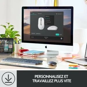 site soldes Sortie 🤩 Logitech MX Anywhere 3 Gris Clair 😍 29