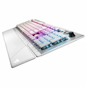 Promo 😀 Roccat VULCAN 122 AIMO Blanc – Meca/RGB/Switch TITAN 👏 excellent qulity 8