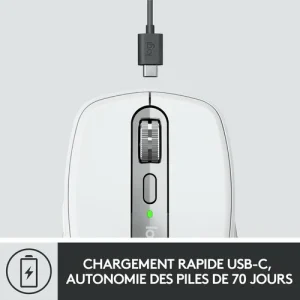 site soldes Sortie 🤩 Logitech MX Anywhere 3 Gris Clair 😍 23