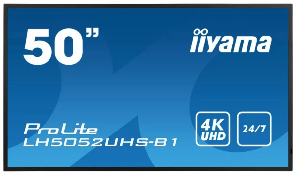 excellents soldes Meilleure vente 🧨 Iiyama LH5052UHS-B1 – 50 VA/4K/8ms/VGA/DVI/HDMI/LAN 🧨 1