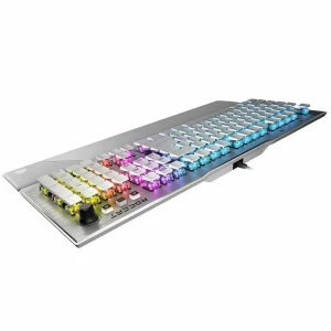 Promo 😀 Roccat VULCAN 122 AIMO Blanc – Meca/RGB/Switch TITAN 👏 excellent qulity 10